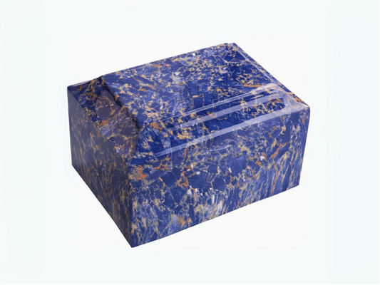 Stone Square Purple Pet Urn (Regular)