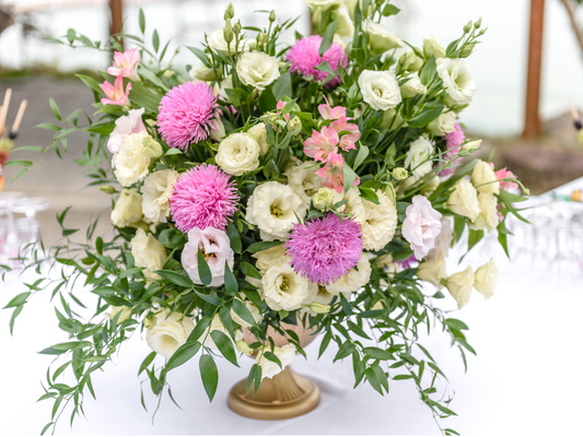 Mix White Pink Flower Bouquet (Small)